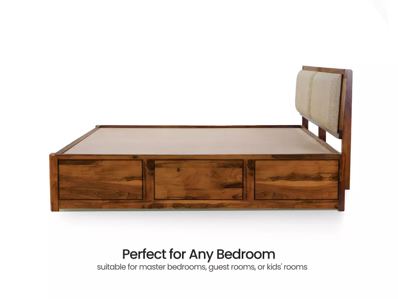 Vesta King Bed with Hydraulic Storage